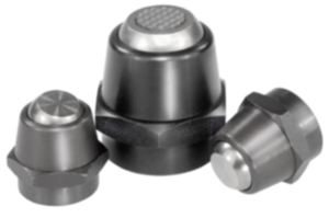 Dispositivos de apoio com esfera autoalinhante ângulo de inclinação 14° e 20° Dispositivos de apoio com esfera autoalinhante ângulo de inclinação 14° e 20°
