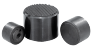 Dispositivos de apoio com esfera autoalinhante com movimento de retorno automático Dispositivos de apoio com esfera autoalinhante com movimento de retorno automático