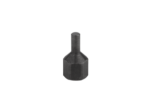 Pino de apoio com ponta alongada e rosca fêmea Pino de apoio com ponta alongada e rosca fêmea