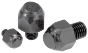 Dispositivos de apoio com esfera autoalinhante, ângulo de inclinação 12° Dispositivos de apoio com esfera autoalinhante, ângulo de inclinação 12°