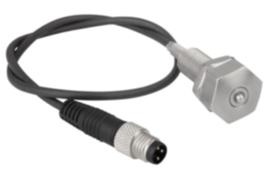 Batentes reguláveis, aço inoxidável com mola e sensor de condição Batentes reguláveis, aço inoxidável com mola e sensor de condição