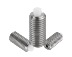 Piezas de presión con resorte hexágono interior y perno de presión de POM aplanado, acero inoxidable Piezas de presión con resorte hexágono interior y perno de presión de POM aplanado, acero inoxidable