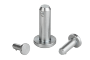 Pinos de encaixe com bloqueio axial Pinos de encaixe com bloqueio axial