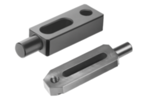 Grampos com encaixe de fixação redondo Grampos com encaixe de fixação redondo