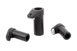 Ganchos de sujeción con inserto protector Ganchos de sujeción con inserto protector