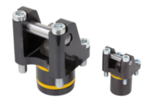 Rotary lever clamps, hydraulic double / single-acting with spring return Rotary lever clamps, hydraulic double / single-acting with spring return
