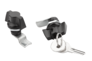 Fechos lingueta rotativa compacta, com manípulo de comando, diâmetro da carcaça 22 mm Fechos lingueta rotativa compacta, com manípulo de comando, diâmetro da carcaça 22 mm
