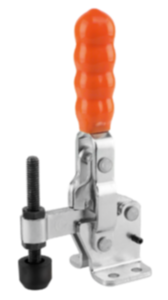 Dispositivos de sujeción rápida verticales con pie horizontal y husillo de presión fijo Dispositivos de sujeción rápida verticales con pie horizontal y husillo de presión fijo