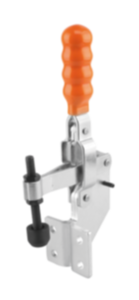 Dispositivos de sujeción rápida verticales con pie en ángulo y husillo de presión fijo Dispositivos de sujeción rápida verticales con pie en ángulo y husillo de presión fijo
