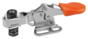 Dispositivos de sujeción mini horizontales con pie horizontal y husillo de presión ajustable Dispositivos de sujeción mini horizontales con pie horizontal y husillo de presión ajustable