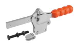 Dispositivos de sujeción rápida horizontales con pie vertical y brazo de soporte completo Dispositivos de sujeción rápida horizontales con pie vertical y brazo de soporte completo