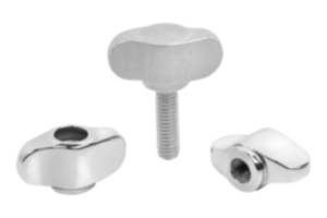 Wing grips "Miniwing" stainless steel Wing grips "Miniwing" stainless steel