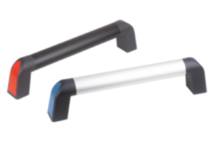 Empuñaduras de tubo Bighand de aluminio con punta de empuñadura de plástico Empuñaduras de tubo Bighand de aluminio con punta de empuñadura de plástico