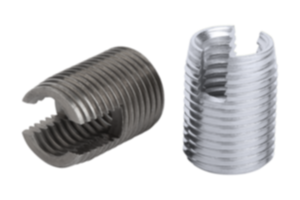 Threaded inserts self-tapping with cutting slot Threaded inserts self-tapping with cutting slot