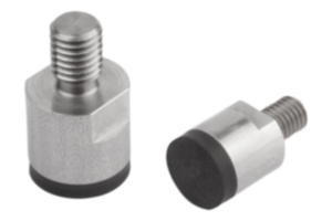 Magnets deep pot with threaded pin NdFeB, rubber magnetic face Magnets deep pot with threaded pin NdFeB, rubber magnetic face