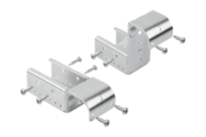 Soportes de enganche Ø 30 de acero para pistas de rodillos de acero Soportes de enganche Ø 30 de acero para pistas de rodillos de acero