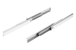 Carriles telescópicos de acero inoxidable para montaje lateral, con extensión completa, capacidad de carga hasta 15 kg Carriles telescópicos de acero inoxidable para montaje lateral, con extensión completa, capacidad de carga hasta 15 kg