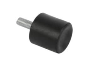 Batente amortecedor de borracha em aço, tipo DS com rosca macho Batente amortecedor de borracha em aço, tipo DS com rosca macho