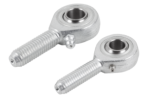 Terminais de rótula com mancal de rolamento de esferas e rosca macho, DIN ISO 12240-4 Terminais de rótula com mancal de rolamento de esferas e rosca macho, DIN ISO 12240-4