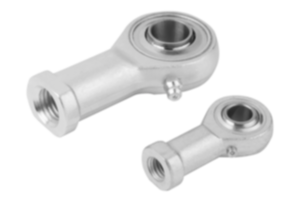 Terminais de rótula com mancal de rolamento de esferas e rosca fêmea, DIN ISO 12240-4 Terminais de rótula com mancal de rolamento de esferas e rosca fêmea, DIN ISO 12240-4