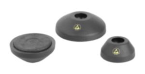 Swivel feet plates antistatic Swivel feet plates antistatic