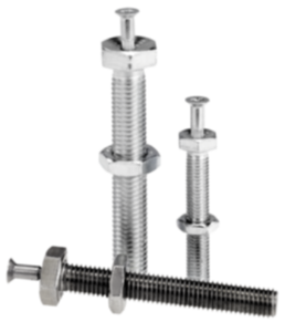 Levelling feet ECO threaded spindles steel or stainless steel Levelling feet ECO threaded spindles steel or stainless steel