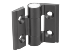 Hinge aluminium, with adjustable friction Hinge aluminium, with adjustable friction
