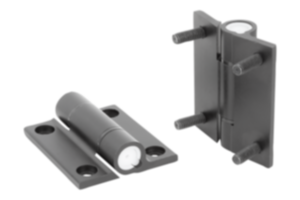 Hinges aluminium, with adjustable friction Hinges aluminium, with adjustable friction