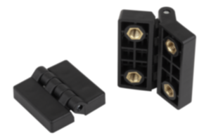 Bisagras de plástico con casquillo Bisagras de plástico con casquillo