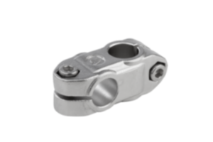 Abraçadeira dupla cruzada fixa em aço inoxidável Abraçadeira dupla cruzada fixa em aço inoxidável