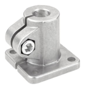 Tube clamps base aluminium - inch Tube clamps base aluminium - inch