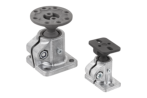Abraçadeira de conexão tubular com pedestal em alumínio e articulação esférica Abraçadeira de conexão tubular com pedestal em alumínio e articulação esférica