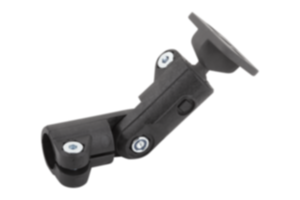 Abraçadeiras articuláveis de conexão tubular, plástico, com articulação esférica Abraçadeiras articuláveis de conexão tubular, plástico, com articulação esférica
