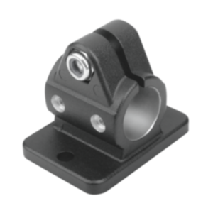 Abraçadeiras com flange em alumínio, para unidades lineares Abraçadeiras com flange em alumínio, para unidades lineares