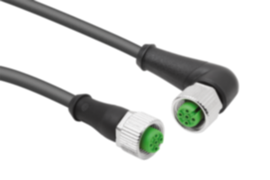 Conectores macho, casquillo M12x1 con cierre de rosca Conectores macho, casquillo M12x1 con cierre de rosca