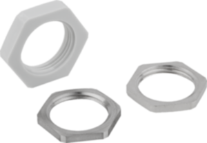 Hexagon nuts for cable glands Hexagon nuts for cable glands