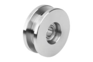 Rodas de guia de aço com flange em ambos os lados Rodas de guia de aço com flange em ambos os lados