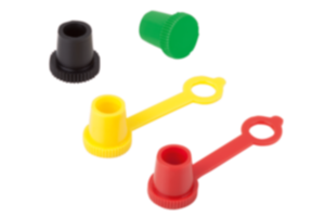 Capas de proteção para niples com bico dosador de lubrificação adequadas para niples com bicos cônicos Capas de proteção para niples com bico dosador de lubrificação adequadas para niples com bicos cônicos