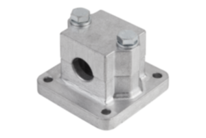 Abraçadeiras com flange em alumínio Abraçadeiras com flange em alumínio