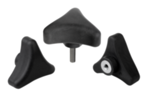 Manípulos de três pontas ergonômicos Manípulos de três pontas ergonômicos