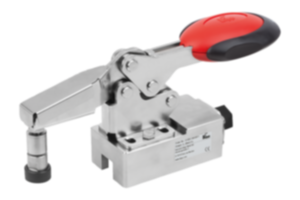 Dispositivos de sujeción rápida de acero inoxidable horizontal con bloqueo de seguridad y sensor dinamométrico Dispositivos de sujeción rápida de acero inoxidable horizontal con bloqueo de seguridad y sensor dinamométrico