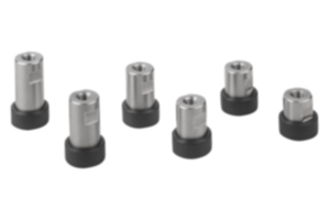 Piezas de sujeción ajustables para dispositivos de sujeción rápida con sensor dinamométrico Piezas de sujeción ajustables para dispositivos de sujeción rápida con sensor dinamométrico