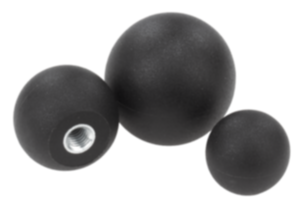 Botones esféricos termoplásticos DIN 319 ampliada
