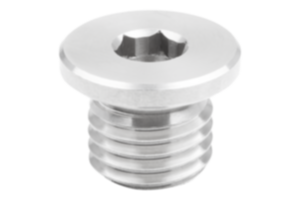 Casquillos receptores de acero inoxidable con collar para pernos de bloqueo de bola