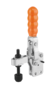 Dispositivos de sujeción rápida verticales con pie vertical y husillo de presión ajustable