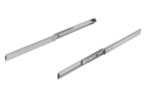 Carriles telescópicos de acero inoxidable para montaje lateral, extensión completa, capacidad de carga hasta 80 kg