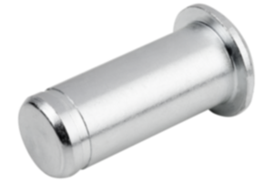 Perno con ranura para circlip adecuado para cabezas de horquilla