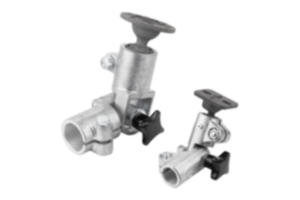 Conectores para tubos con articulación de aluminio y articulación esférica