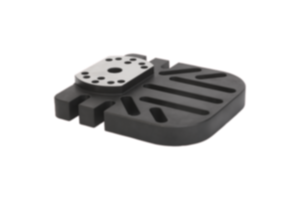 Placa base de 5 ejes UNILOCK para sujeción universal, tamaño de sistema 80 mm