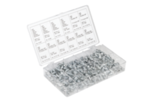 Cajas de surtido de racores de lubricación de acero